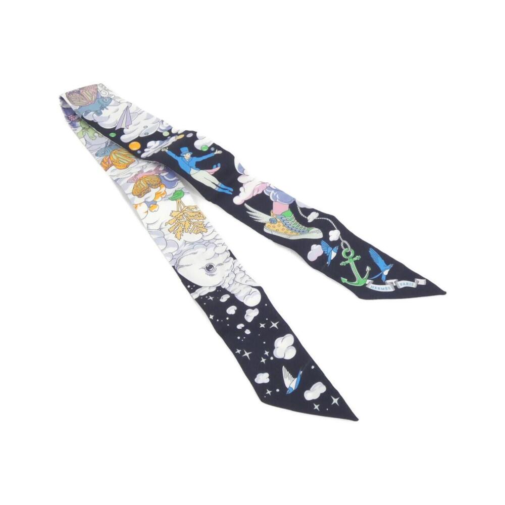 Hermes SUR MON NUAGE Twilly 063900S Scarf Muffler